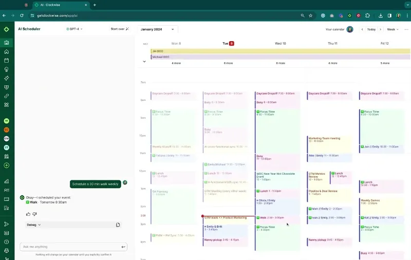 Reclaim AI Review: Clockwise