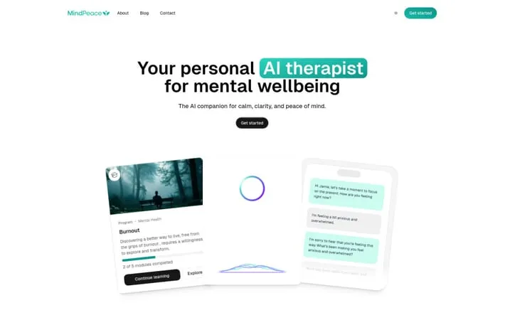 MindPeace - AI Therapist