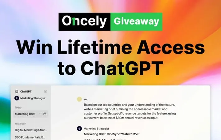 Oncely Giveaway